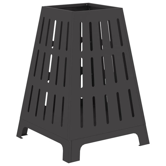 vidaXL Φωτιά Μαύρο 50 x 50 x 70 cm Ατσάλι