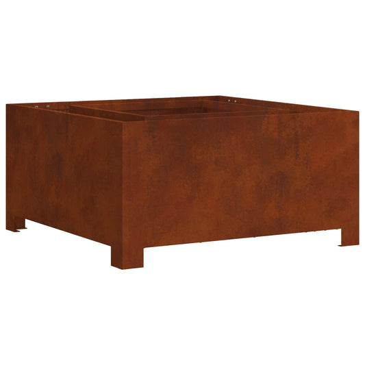 vidaXL Φωτιά Καφέ 60 x 60 x 30 cm Ατσάλι Σκληρυθέν στον Αέρα