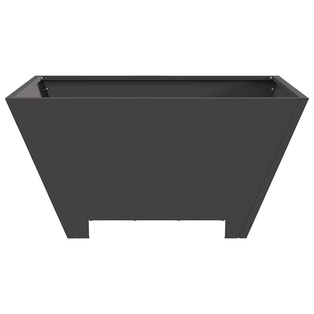 vidaXL Φωτιά Μαύρο 60 x 60 x 30 cm Ατσάλι