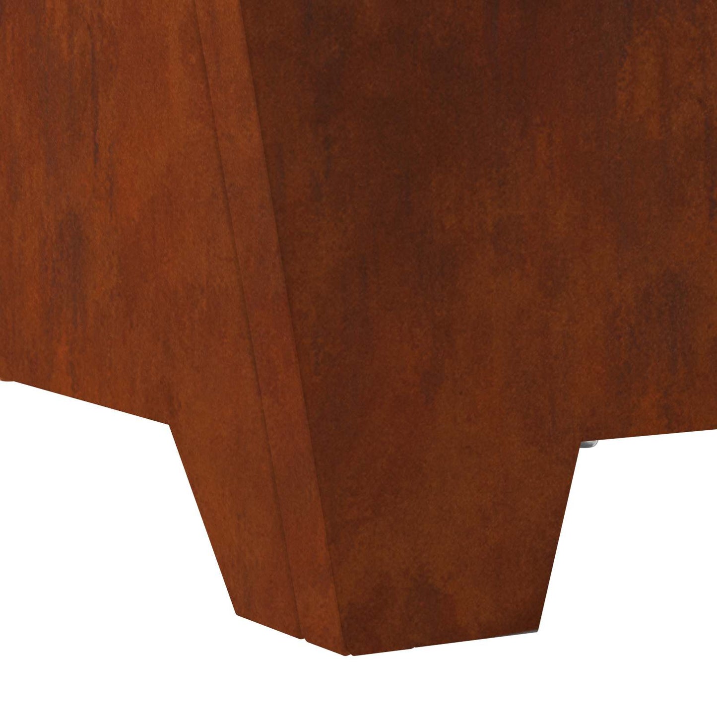 vidaXL Φωτιά Καφέ 80 x 80 x 40 cm Ατσάλι Σκληρυθέν στον Αέρα