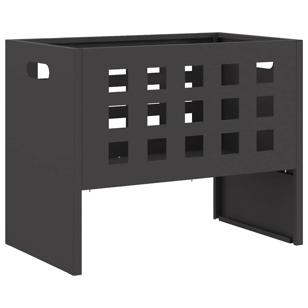 vidaXL Φωτιά Μαύρο 50 x 30 x 40 εκ. Ατσάλι