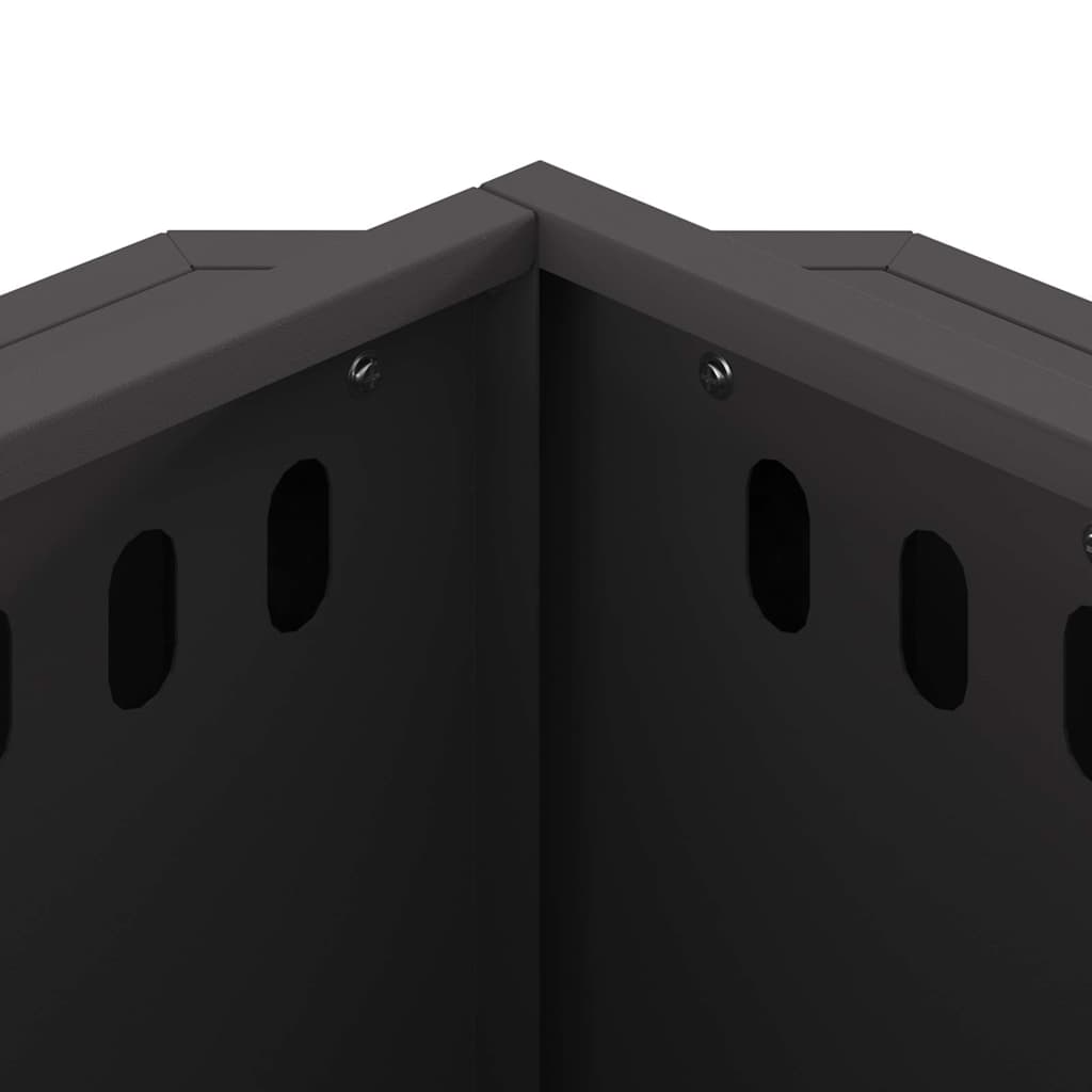 vidaXL Σόμπα Φωτιάς Χωρίς Καπνό Μαύρο 38 x 38 x 51 cm Ατσάλι