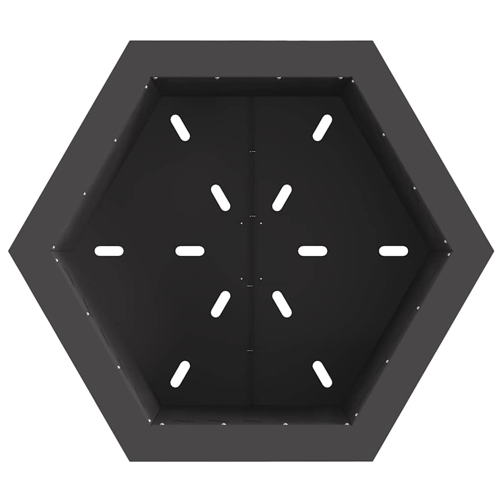 vidaXL Σόμπα Φωτιάς Χωρίς Καπνό Μαύρο 58 x 58 x 51 cm Ατσάλι