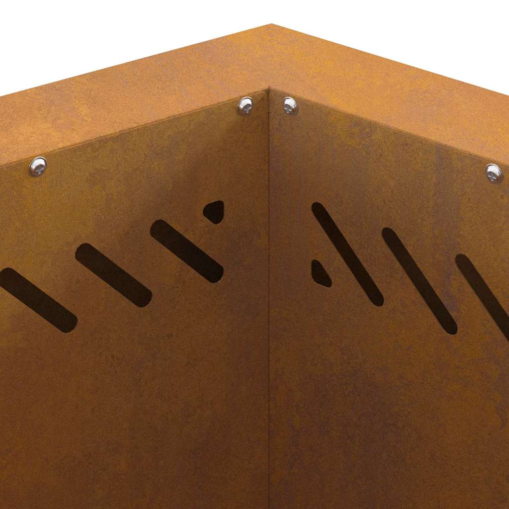 vidaXL Σόμπα Φωτιάς Χωρίς Καπνό Καφέ 48 x 48 x 51 cm Ατσάλι καιρό