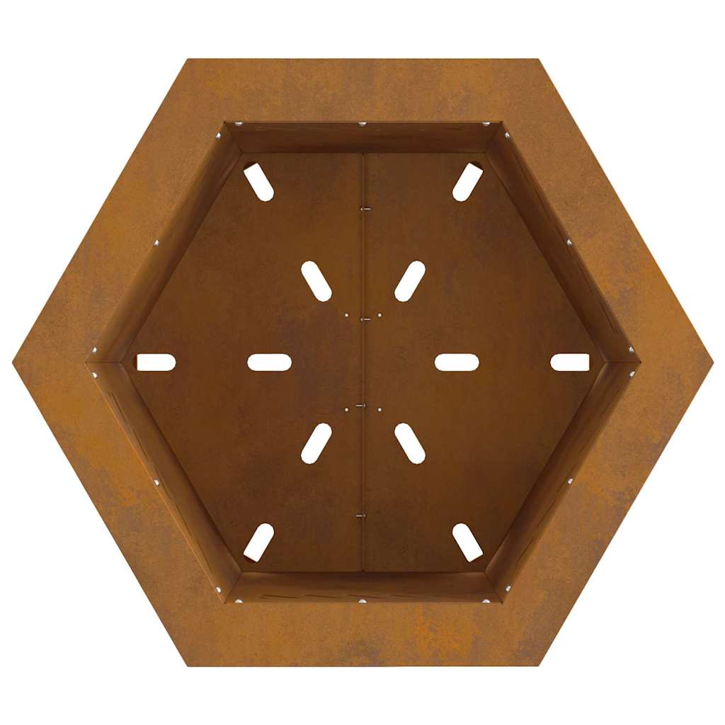 vidaXL Σόμπα Φωτιάς Χωρίς Καπνό Καφέ 48 x 48 x 51 cm Ατσάλι καιρό