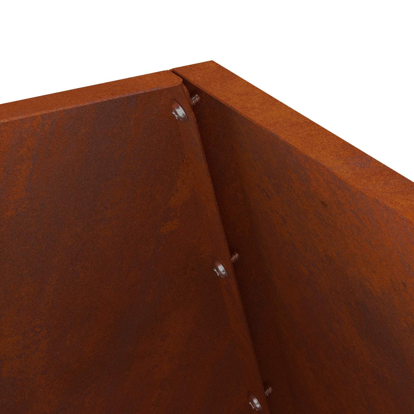 vidaXL Φωτιά Καφέ 50 x 50 x 100 cm Ατσάλι καιρό