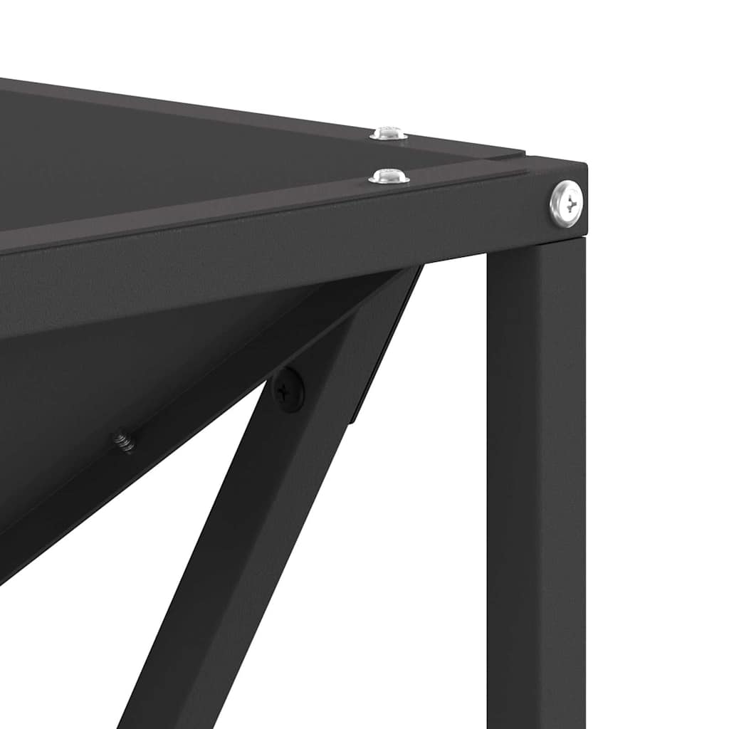 vidaXL Φωτιά Μαύρο 50 x 50 x 35 cm Ατσάλι