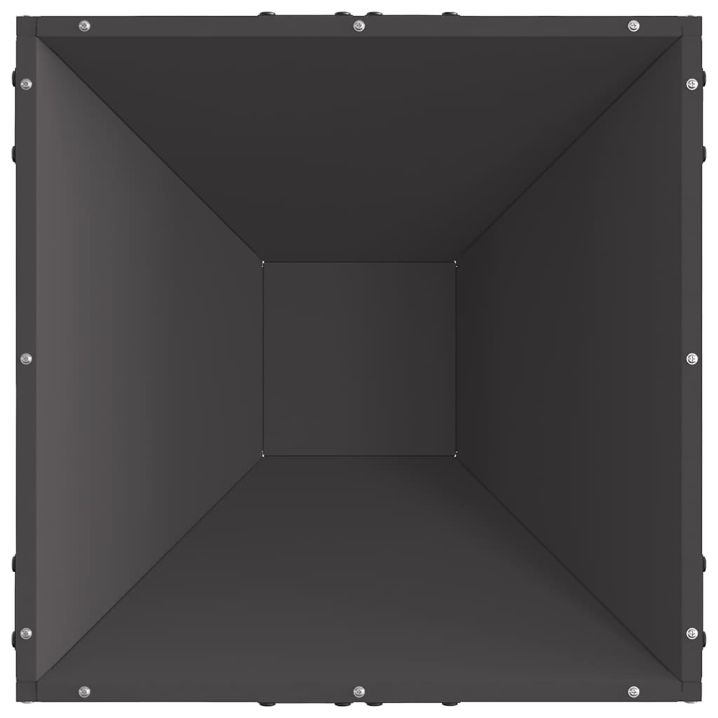 vidaXL Φωτιά Μαύρο 50 x 50 x 35 cm Ατσάλι