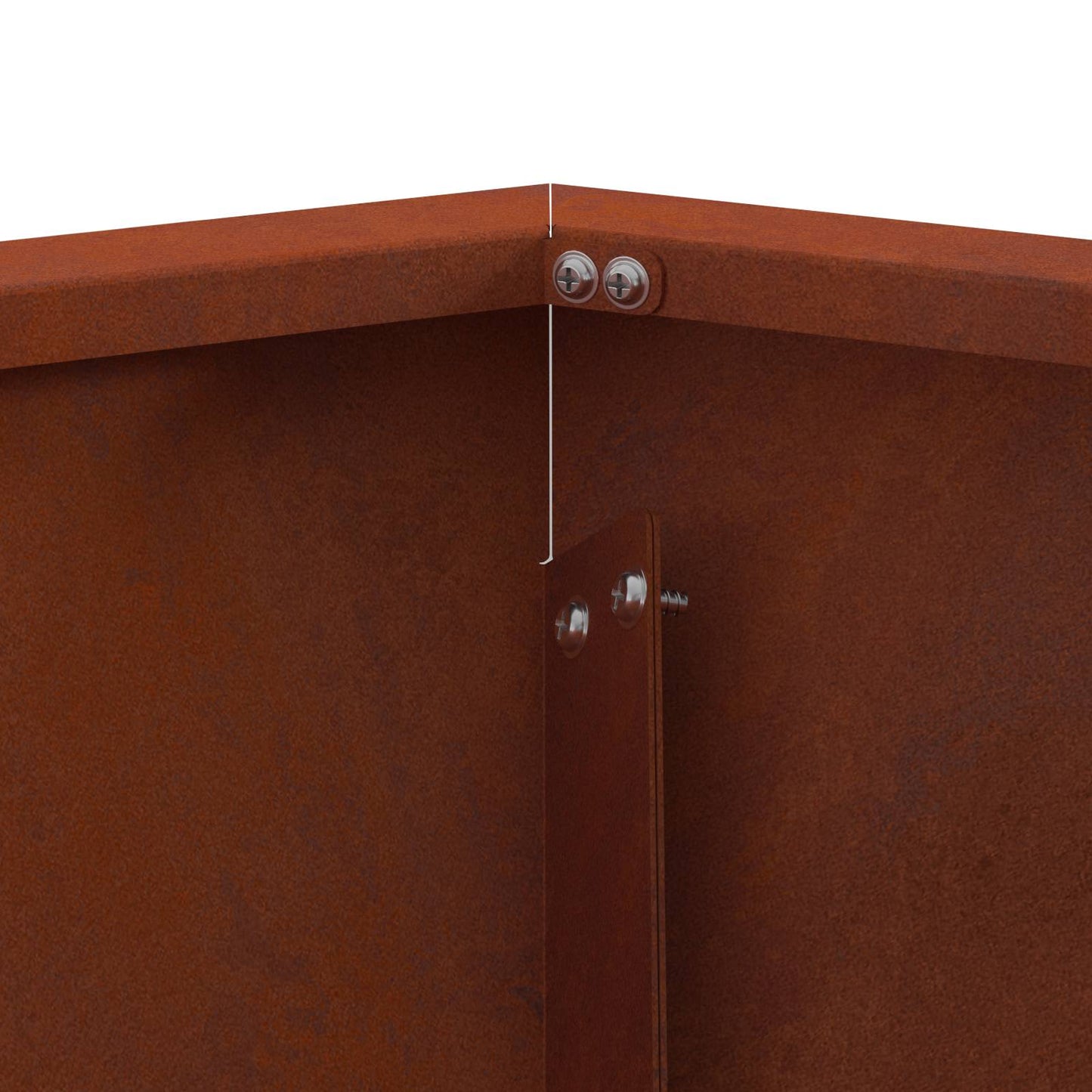 vidaXL Φωτιά Καφέ 75 x 75 x 28 εκ. Ατσάλι Σκληρυθέν στον Αέρα