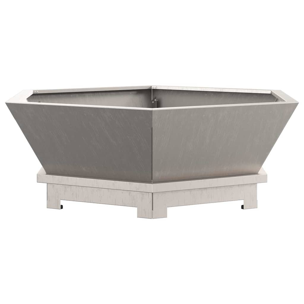 vidaXL Φωτιά Καφέ 75 x 75 x 28 εκ. Ατσάλι Σκληρυθέν στον Αέρα