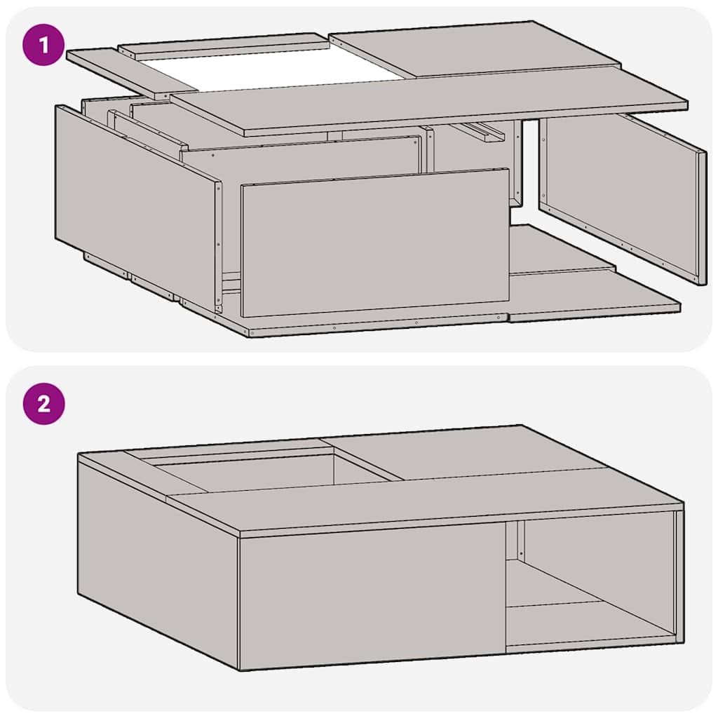 vidaXL Φωτιά Μαύρο 100 x 100 x 30 cm Ατσάλι
