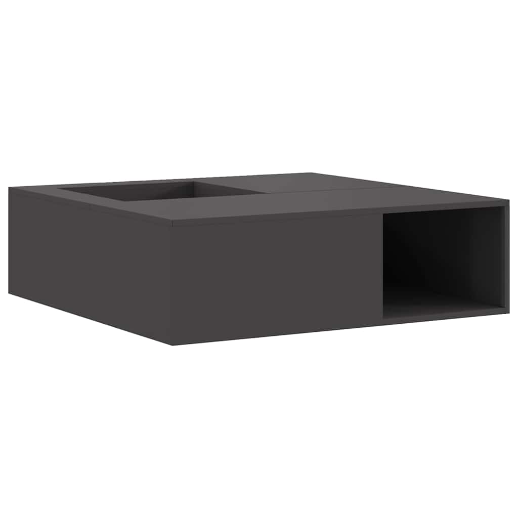 vidaXL Φωτιά Μαύρο 100 x 100 x 30 cm Ατσάλι
