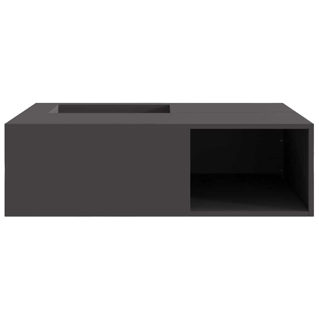 vidaXL Φωτιά Μαύρο 100 x 100 x 30 cm Ατσάλι
