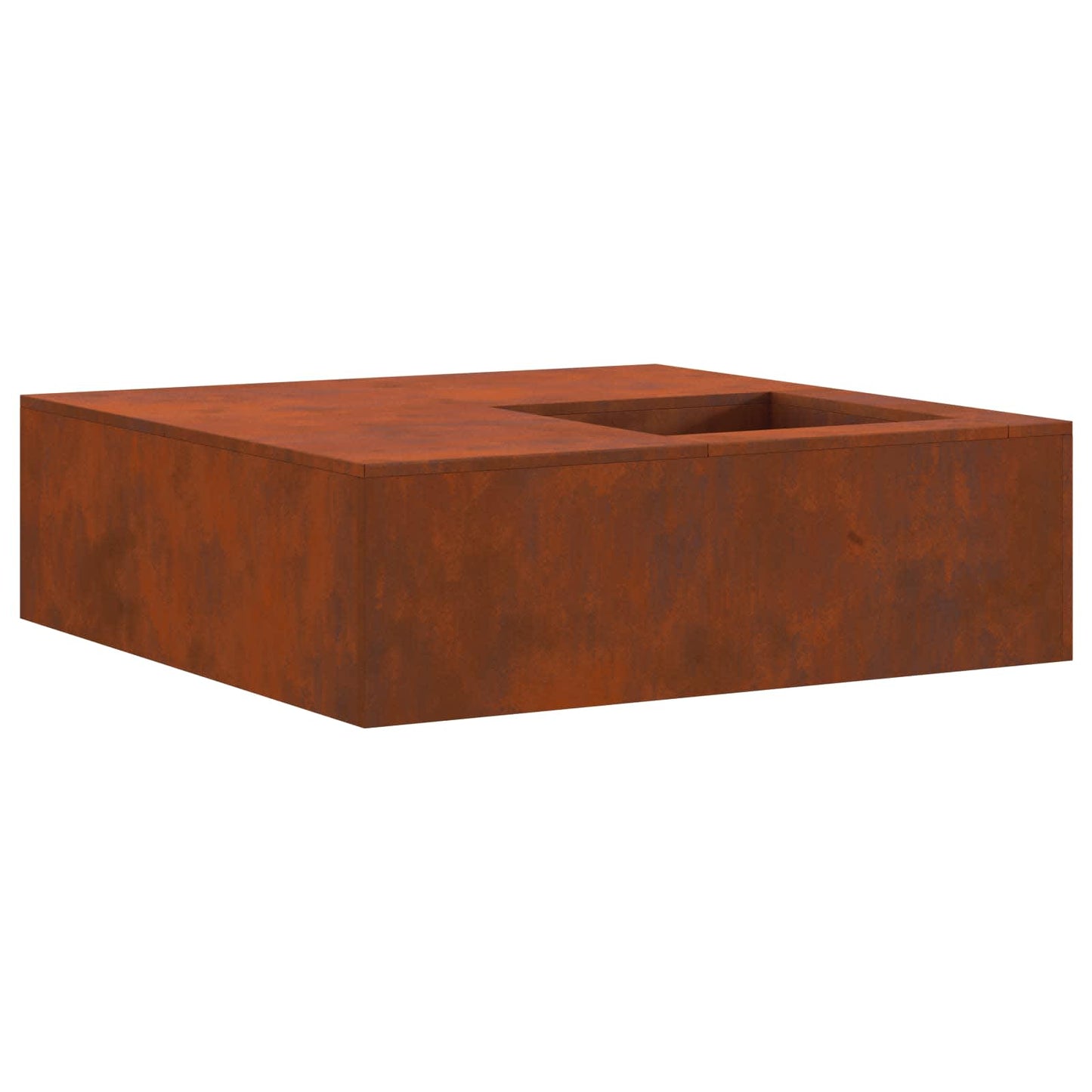 vidaXL Φωτιά Καφέ 100 x 100 x 30 cm Ατσάλι Σκληρυθέν στον Αέρα