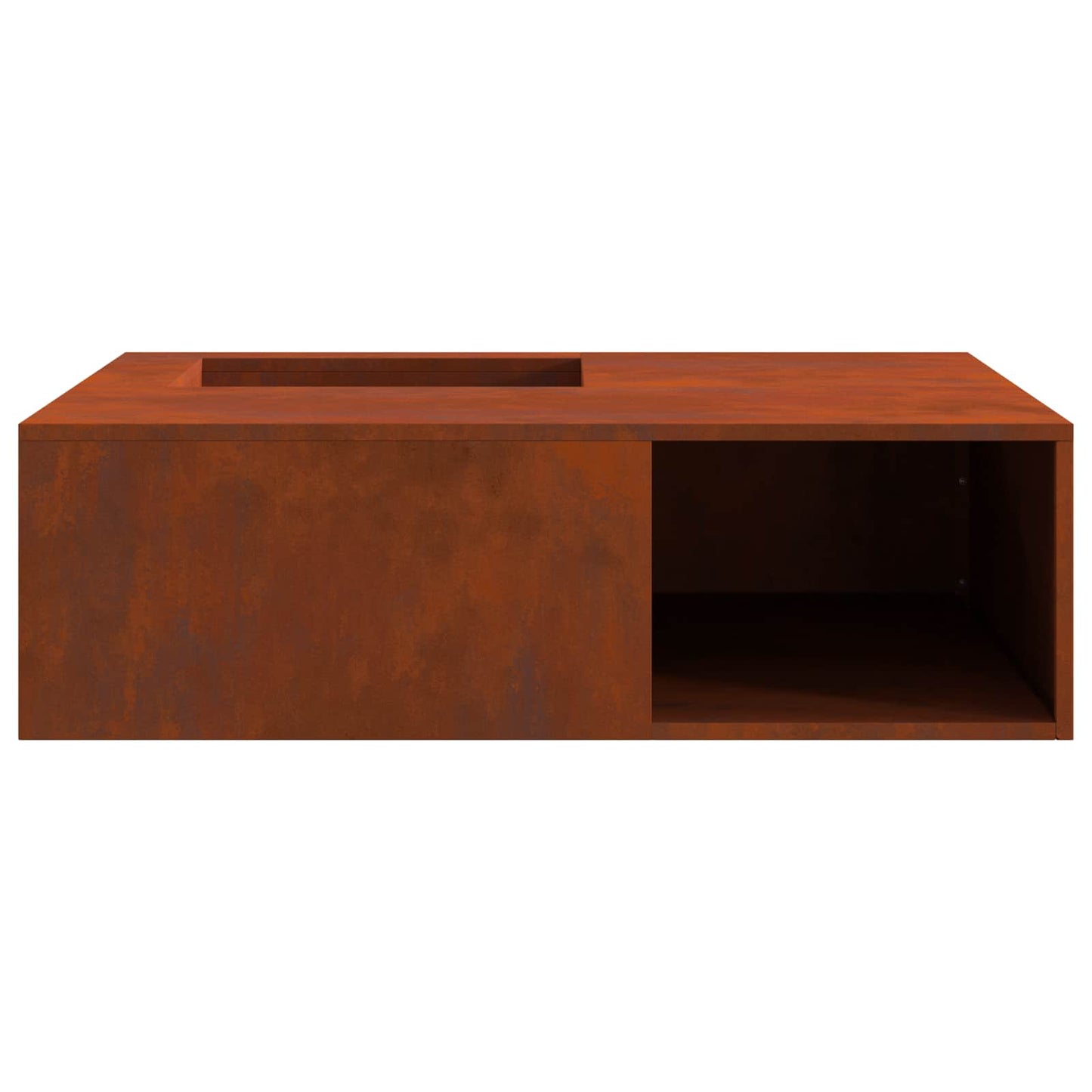 vidaXL Φωτιά Καφέ 100 x 100 x 30 cm Ατσάλι Σκληρυθέν στον Αέρα