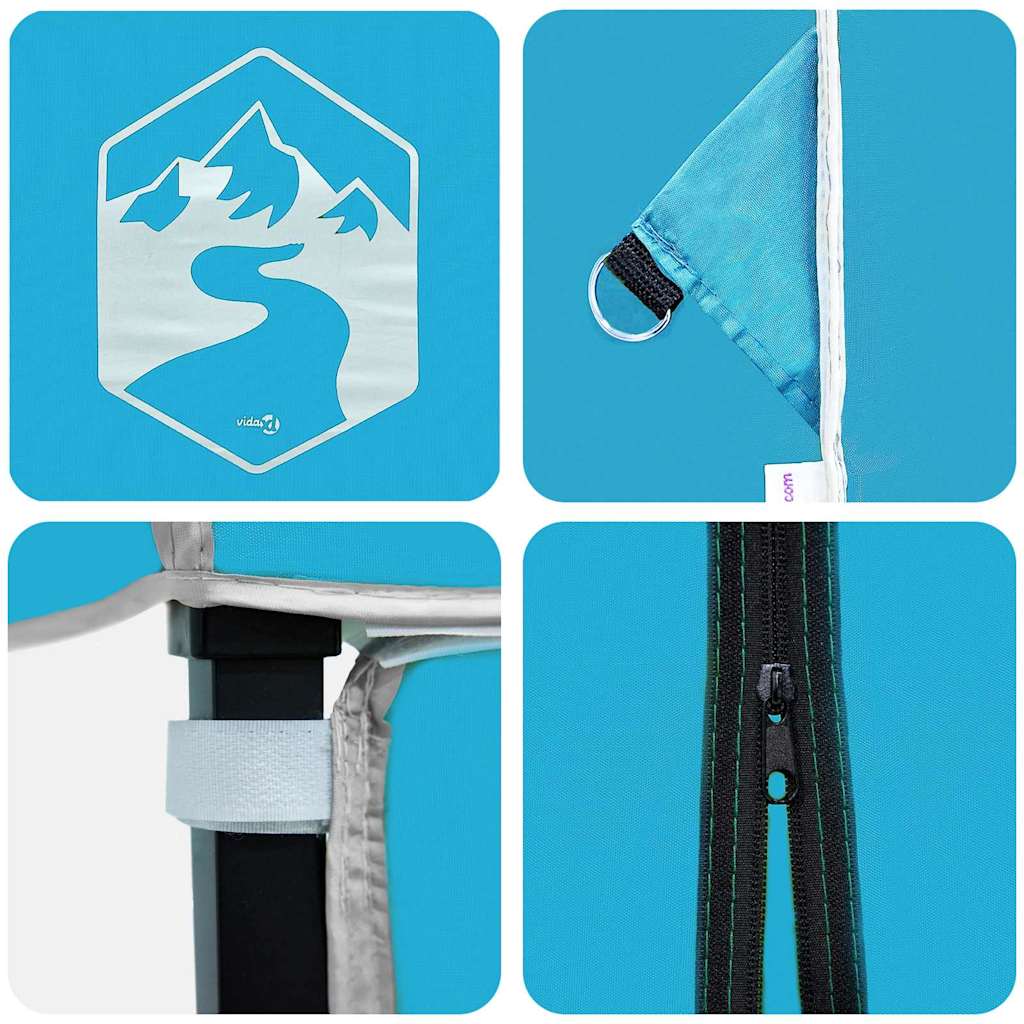 vidaXL Σκηνή Σκίασης Μπλε 200 x 200 εκ Ύφασμα Oxford