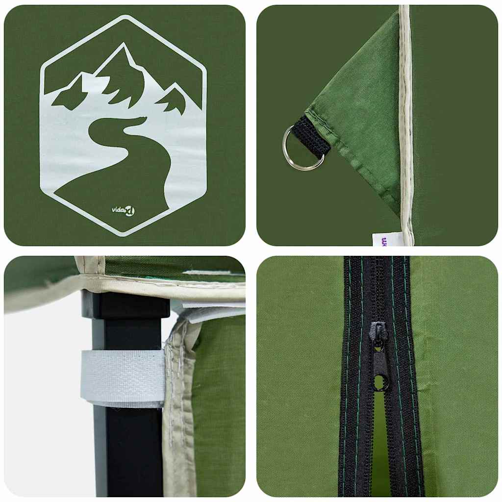 vidaXL Σκηνή Σκίασης Πράσινο 200 x 200 εκ Ύφασμα Oxford