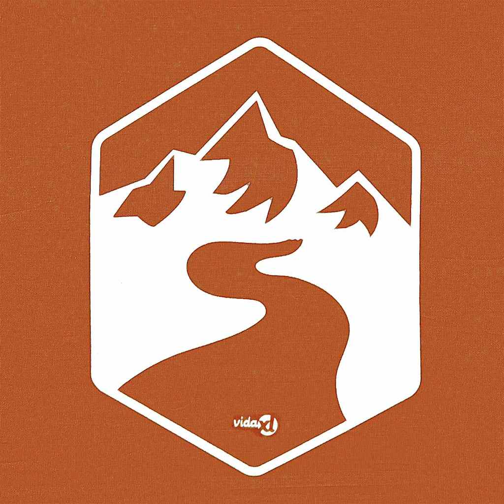 vidaXL Σκηνή Σκίασης Πορτοκαλί 300 x 300 x 227 / 236 / 245 εκ