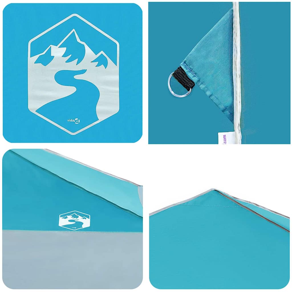 vidaXL Σκηνή Σκίασης Μπλε 400 x 400 x 227 / 236 / 245 εκ Ύφασμα Oxford