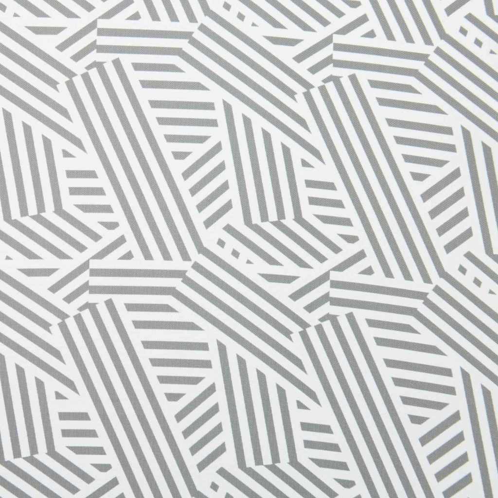 vidaXL Παράσολα Παραλίας Γκρι και Λευκό 160 x 160 x 196 εκ