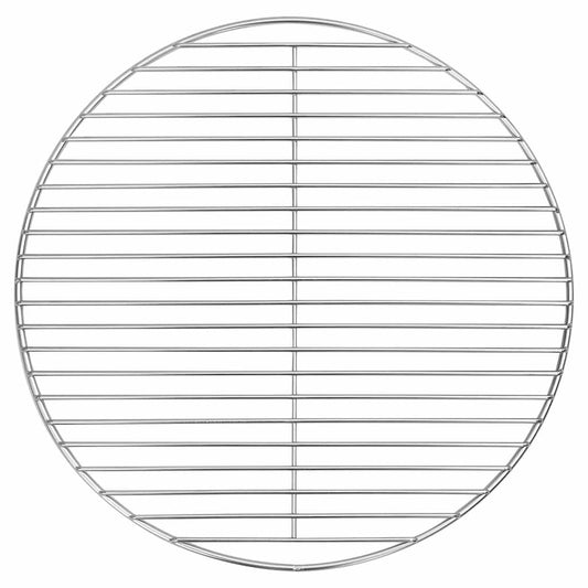vidaXL BBQ Grill Grate Silver Ø43 εκ Ανοξείδωτο Χάλυβα