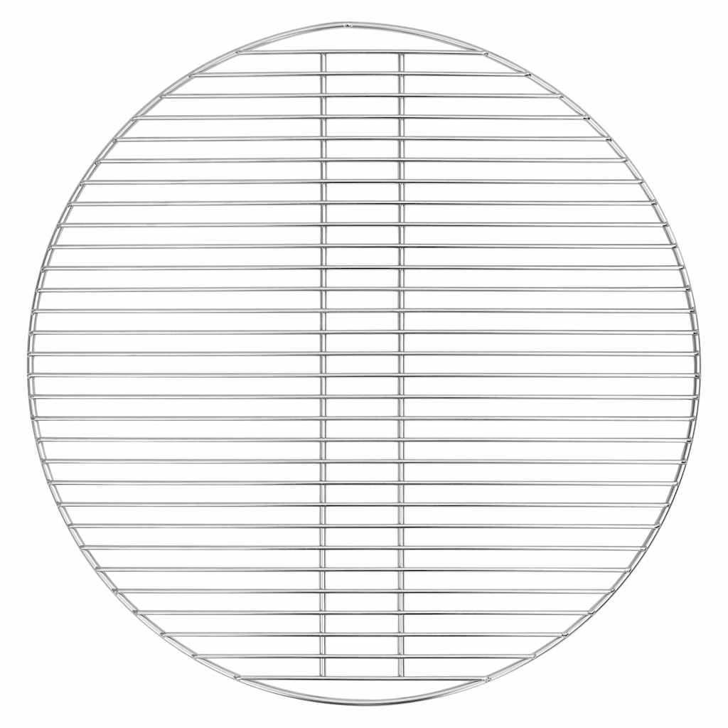 vidaXL BBQ Grill Grate Ασημί Ø57 εκ. Ανοξείδωτο ατσάλι