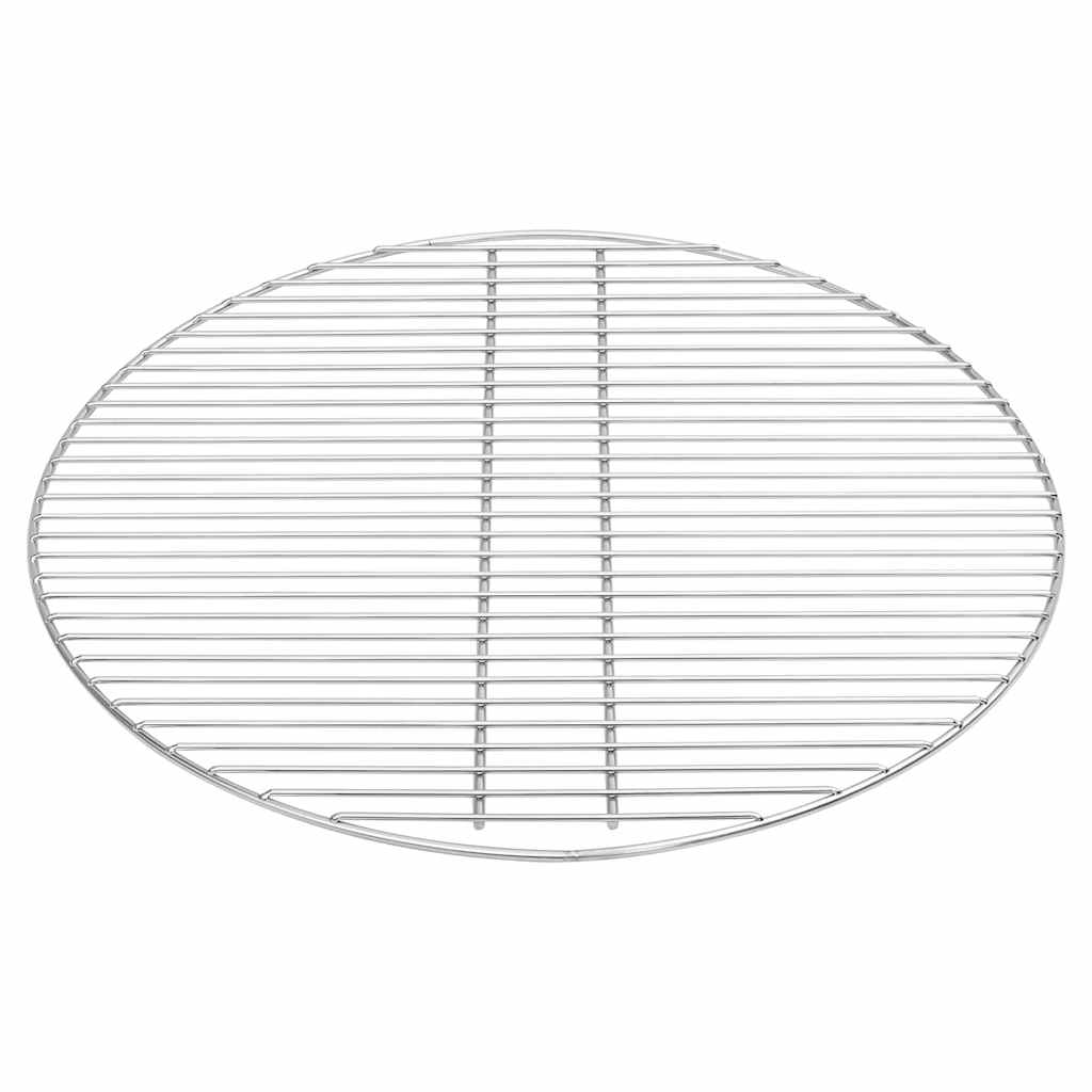 vidaXL BBQ Grill Grate Ασημί Ø57 εκ. Ανοξείδωτο ατσάλι