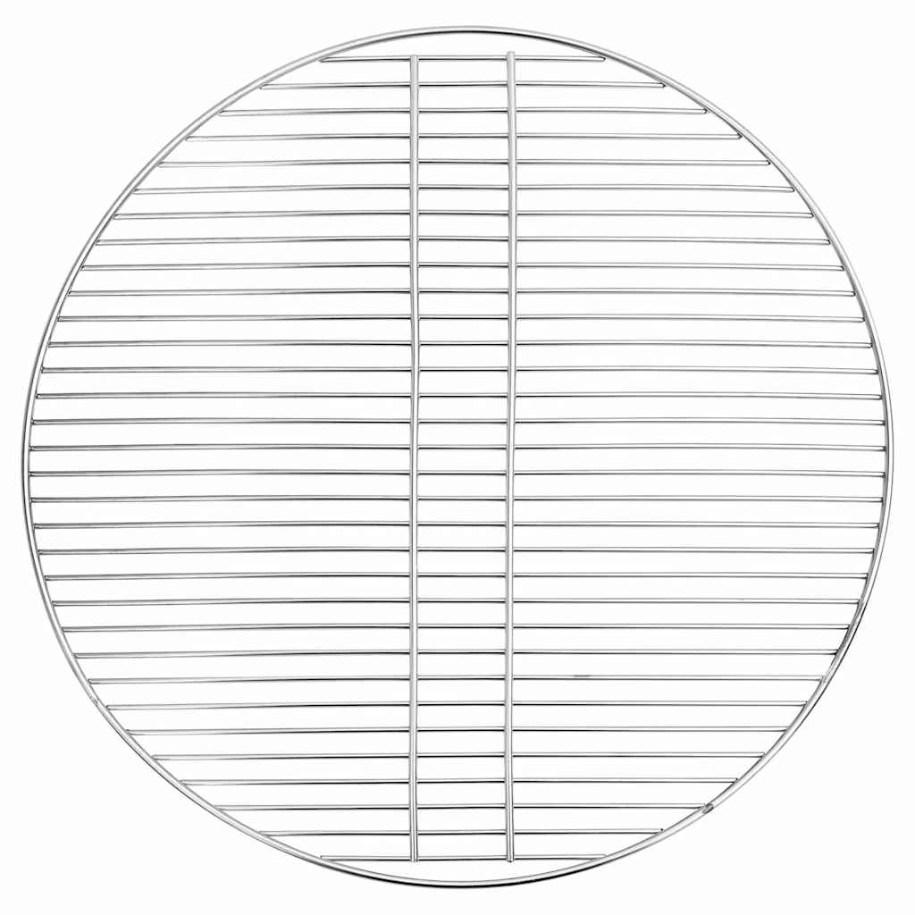 vidaXL BBQ Grill Grate Ασημί Ø60 εκ Ανοξείδωτο ατσάλι