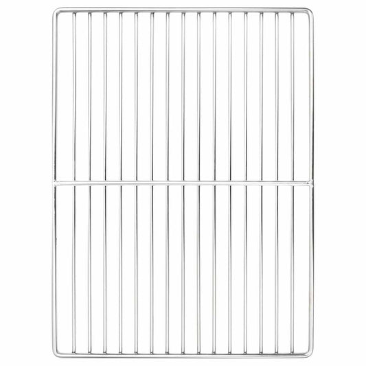 vidaXL Σχάρα ψησίματος Ασημί 40 x 30 cm Ανοξείδωτο ατσάλι