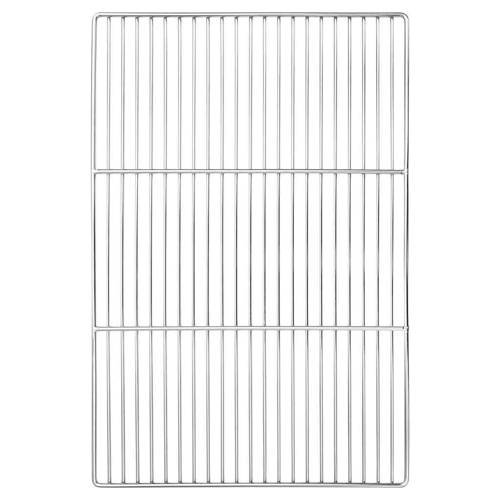 vidaXL Σχάρα ψησίματος Ασημί 60 x 40 cm Ανοξείδωτο ατσάλι