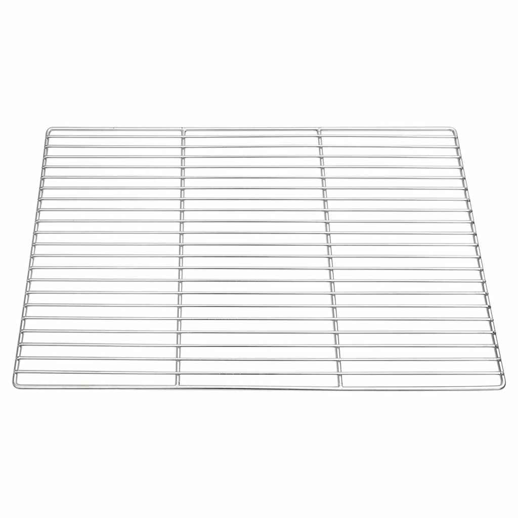 vidaXL Σχάρα ψησίματος Ασημί 60 x 40 cm Ανοξείδωτο ατσάλι