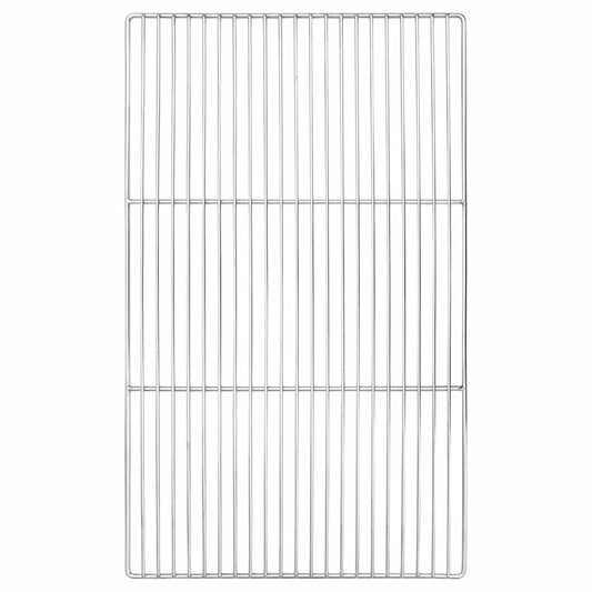 vidaXL Σχάρα ψησίματος Ασημί 67 x 40 εκ. Ανοξείδωτο ατσάλι