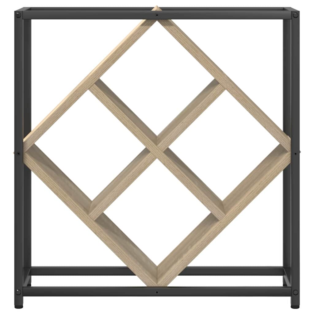 vidaXL Ράφι Κρασιού Sonoma Δρυς 51 x 18 x 52.5 εκ. Επεξεργασμένο ξύλο