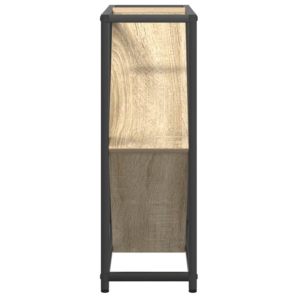 vidaXL Ράφι Κρασιού Sonoma Δρυς 51 x 18 x 52.5 εκ. Επεξεργασμένο ξύλο