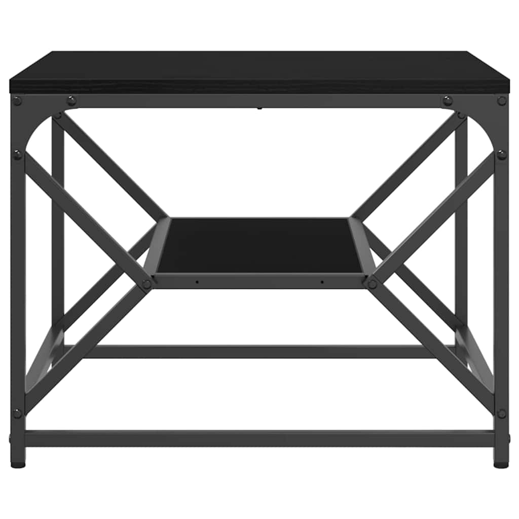 vidaXL Τραπεζάκι σαλονιού Μαύρη δρυς 51 x 50 x 40 εκ.