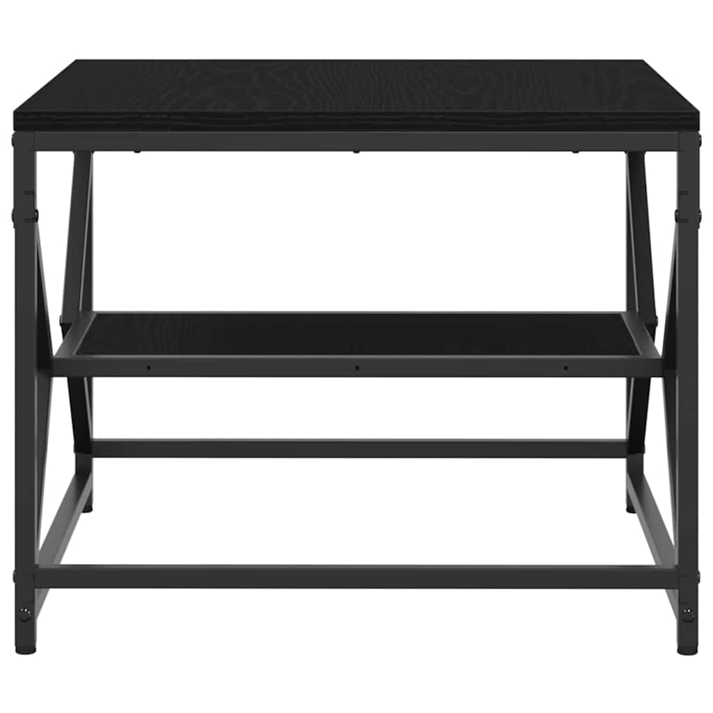 vidaXL Τραπεζάκι σαλονιού Μαύρη δρυς 51 x 50 x 40 εκ.