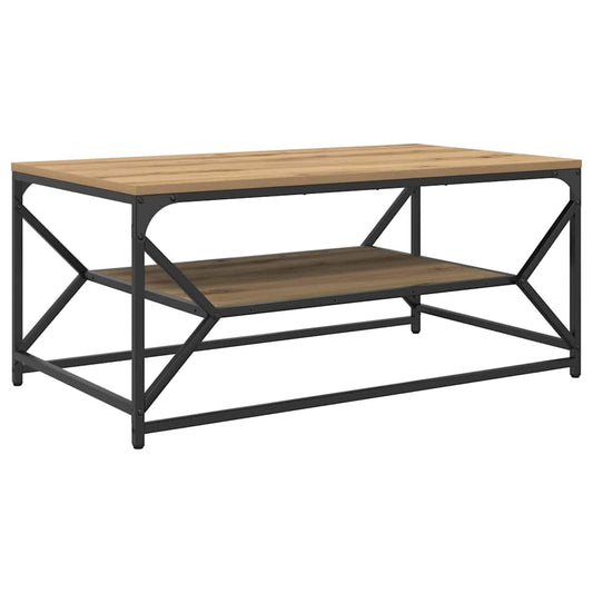 vidaXL Τραπεζάκι σαλονιού artisan δρυς 90 x 50 x 40 cm