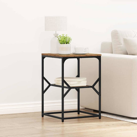 vidaXL Τραπεζάκι Πλευράς Παλιό Ξύλο 41 x 40 x 60 εκ.