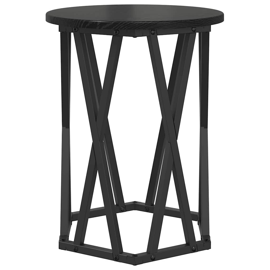 vidaXL Τραπεζάκι σαλονιού 2 pcs Μαύρη δρυς 50 x 50 x 50 cm