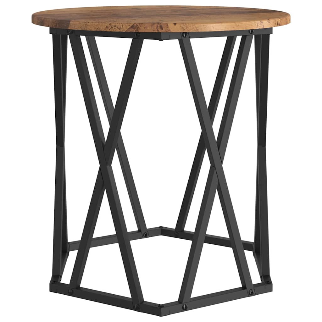 vidaXL Τραπεζάκι σαλονιού 2 pcs Παλαιό ξύλο 50 x 50 x 50 cm