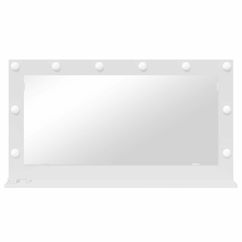vidaXL Καθρέφτης τουαλέτας Ορθογώνιος Λευκό 100 x 55 x 18 εκ.