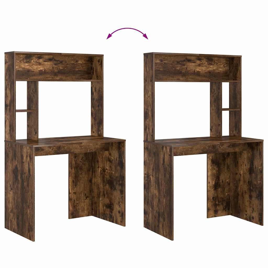 vidaXL Γραφείο Καπνιστή δρυς 91 x 50 x 149 εκ Επεξεργασμένο ξύλο