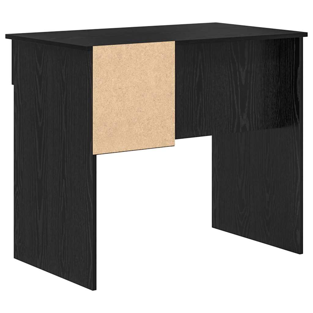 vidaXL Γραφείο Μαύρη δρυς 90 x 49.5 x 75 εκ. Επεξεργασμένο ξύλο