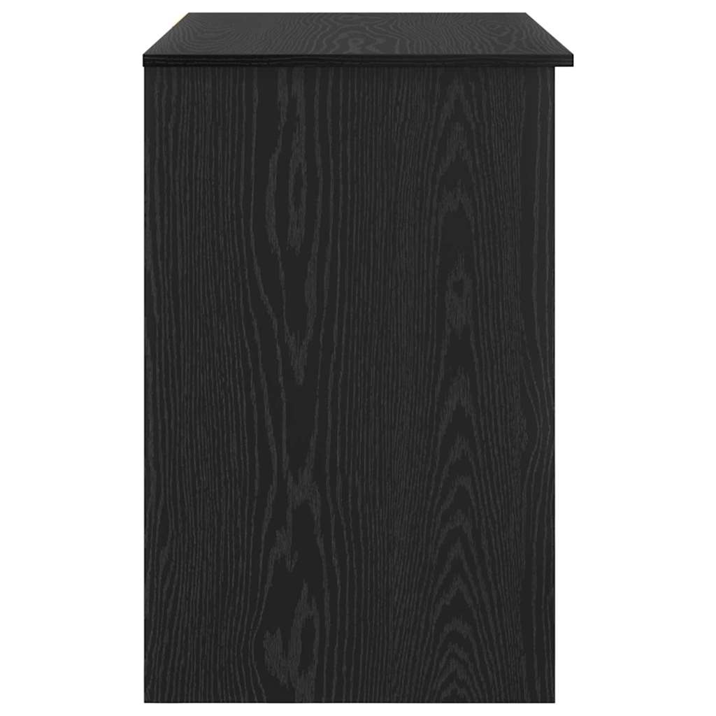 vidaXL Γραφείο Μαύρη δρυς 90 x 49.5 x 75 εκ. Επεξεργασμένο ξύλο