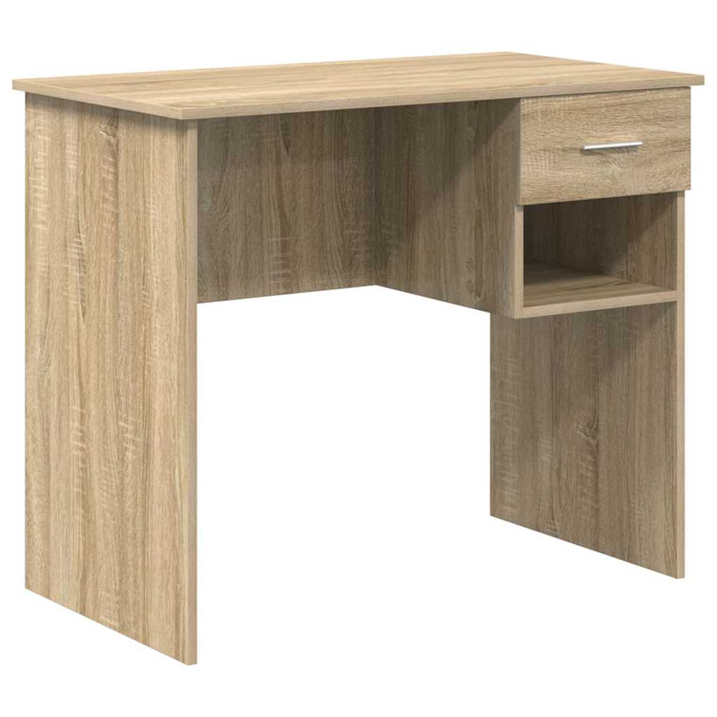 vidaXL Γραφείο Sonoma Δρυς 90 x 49.5 x 75 εκ. Επεξεργασμένο ξύλο
