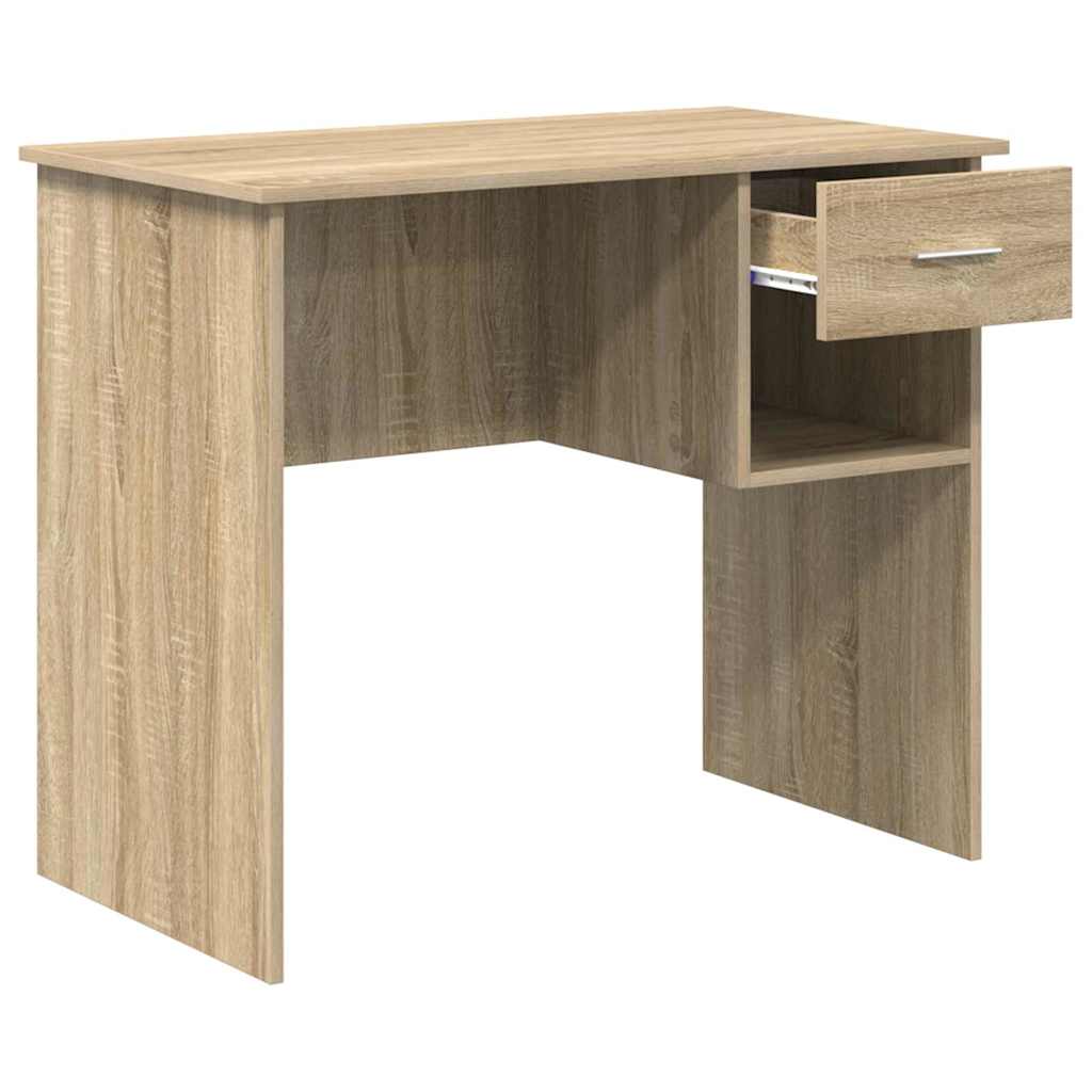 vidaXL Γραφείο Sonoma Δρυς 90 x 49.5 x 75 εκ. Επεξεργασμένο ξύλο