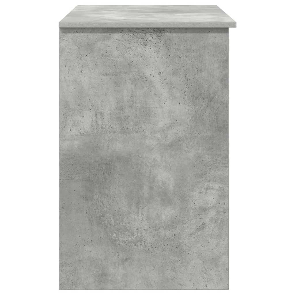 vidaXL Γραφείο Γκρι σκυροδέματος 90 x 49.5 x 75 εκ. Επεξεργασμένο ξύλο