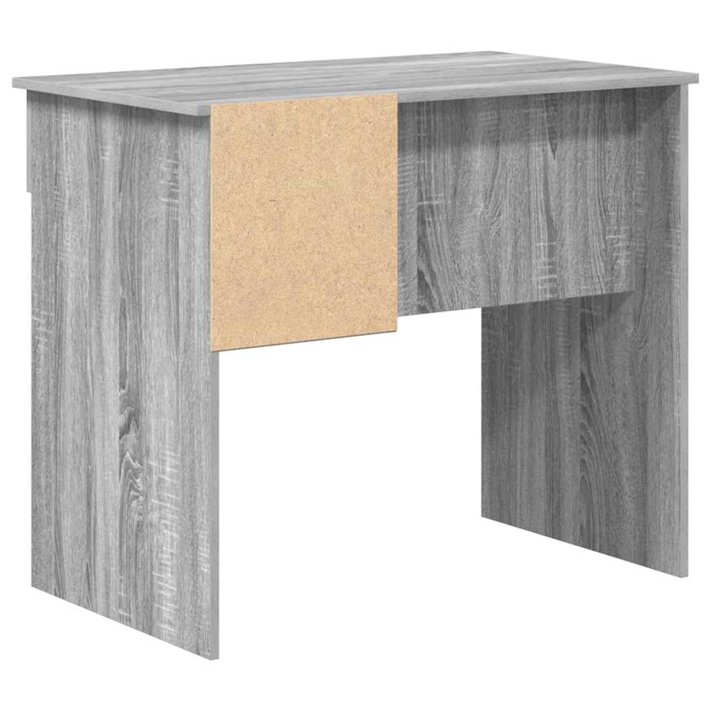 vidaXL Γραφείο Γκρι sonoma 90 x 49.5 x 75 εκ. Επεξεργασμένο ξύλο