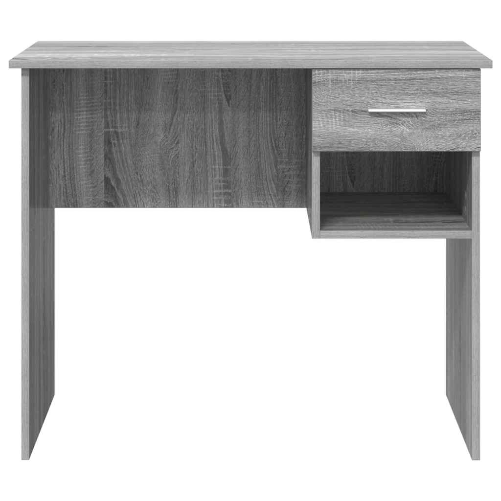 vidaXL Γραφείο Γκρι sonoma 90 x 49.5 x 75 εκ. Επεξεργασμένο ξύλο