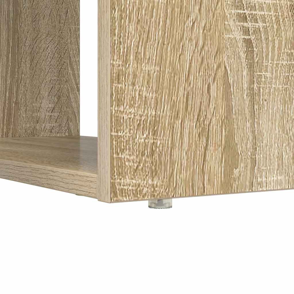 vidaXL Γραφείο Sonoma Δρυς 113 x 54 x 120 εκ. Επεξεργασμένο ξύλο